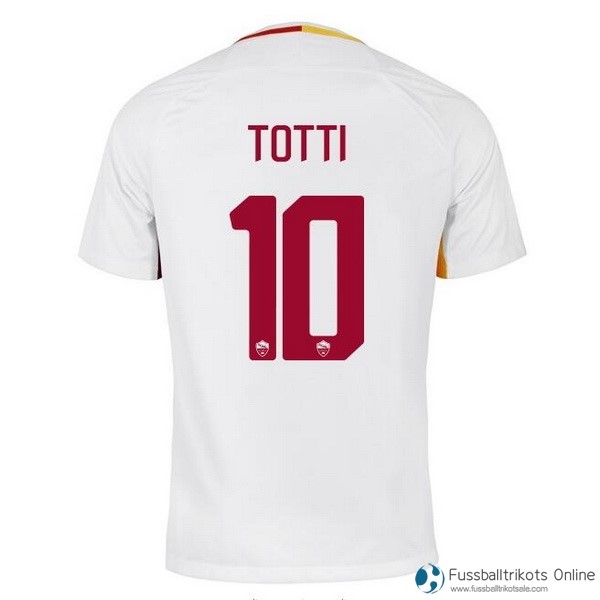 AS Roma Trikot Auswarts Totti 2017-18 Fussballtrikots Günstig